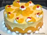 Receta Tarta helada de melocotón