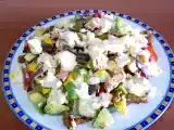 Receta Ensalada de aguacate con salsa tártara
