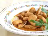 Receta Judiones con almejas en olla a presión