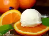Receta Helado de naranja y nata