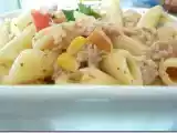 Receta Ensalada de pasta con atún y jamón