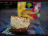 Receta Flan de manzana y plátano sobre manzana asada