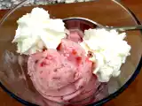 Receta Helado de fresas deshidratadas
