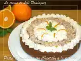 Receta Pastel de almendra con chantilly a la naranja