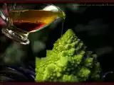 Receta Romanesco al vapor con vinagreta de naranja