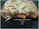 Receta Canelones de pollo paté y jamón