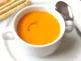 Receta Crema suave de zanahoria y naranja