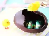 Receta Huevos de pascua de chocolate