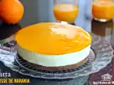 Receta Tarta mousse de naranja cremosa