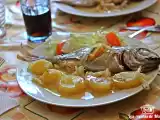 Receta Besugo al horno con patatas