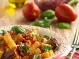 Receta Pasta con berenjenas, pasta alla norma