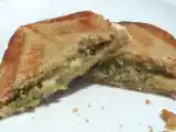Receta Sandwich de pesto de albahaca con queso são jorge