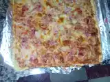 Receta Pizza bacon y salami