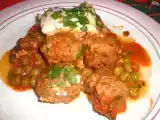 Receta Tajine de albóndigas de cordero y huevo, kofta tajine