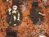 Receta Brownie con galletas oreo (tarta cementerio para halloween)