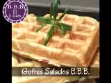 Receta Gofres salados b.b.b
