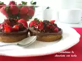 Receta Tartaletas de chocolate con leche sin horno