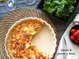 Receta Quiche de puerros con bacon