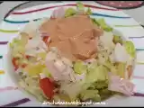 Receta Ensalada de arroz, piña y salsa rosa