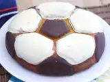 Receta Bizcocho balón de fútbol