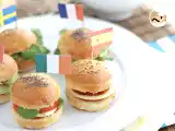 Receta Mini burgers aperitivo de paises, mini hamburguesas