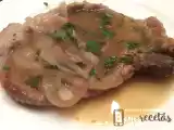 Receta Chuletas de cerdo en salsa de limón. olla gm