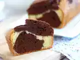 Receta Bizcocho mármol, chocolate y vainilla