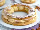Receta Paris brest, choux con crema de praliné