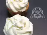 Receta Cupcakes de vainilla con crema de queso
