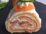 Receta Rollitos de salmón ahumado de aperitivo