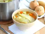 Receta Sopa de col básica y suave