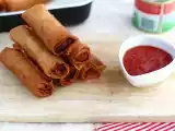 Receta Nems de pizza, rollitos de primavera de pizza extra crujientes
