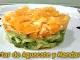 Receta Tartar de aguacate y mandarina
