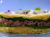 Receta Causa de patatas, atún y aguacate