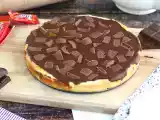 Receta Tarta de crema, chocolate y daims