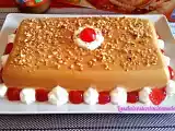 Receta Tarta-flan de dulce de leche y galletas