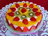 Receta Tarta de fruta y yogur
