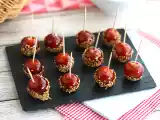 Receta Tomates cherry caramelizados con sésamo