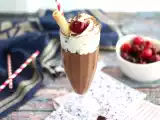 Receta Chocolate liegeois, dalkys con nata montada
