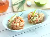 Receta Tartar de salmón y manzana