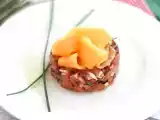 Receta Tartar de jamón serrano, melón y tomate