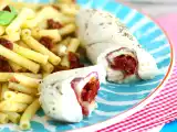 Receta Rollos de pollo, mozzarella y tomates secos