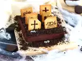 Receta Cementerio brownie para halloween