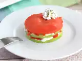 Receta Milhojas de salmón y manzana