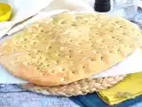 Receta Focaccia, pan italiano con romero