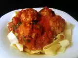 Receta Albóndigas en salsa de tomate (receta italiana)