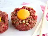 Receta Tartar de ternera con huevo