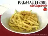 Receta Pasta maccheroni alla trapanese (pasta con pesto de tomate y almendras)