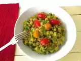 Receta Ensalada de garbanzos y guacamole