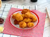Receta Croquetas de macarrones con jamón y queso